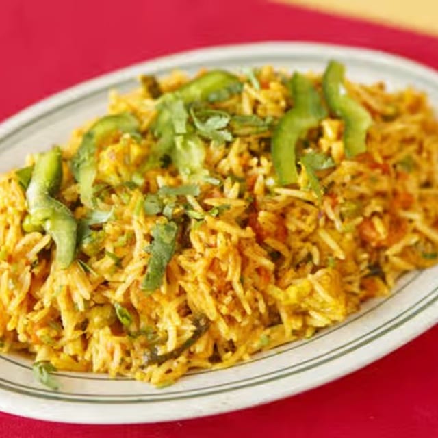 Vegetable Biryani.