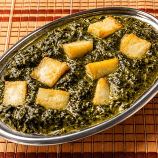 Saag Paneer or Aloo Saag or Chana Saag